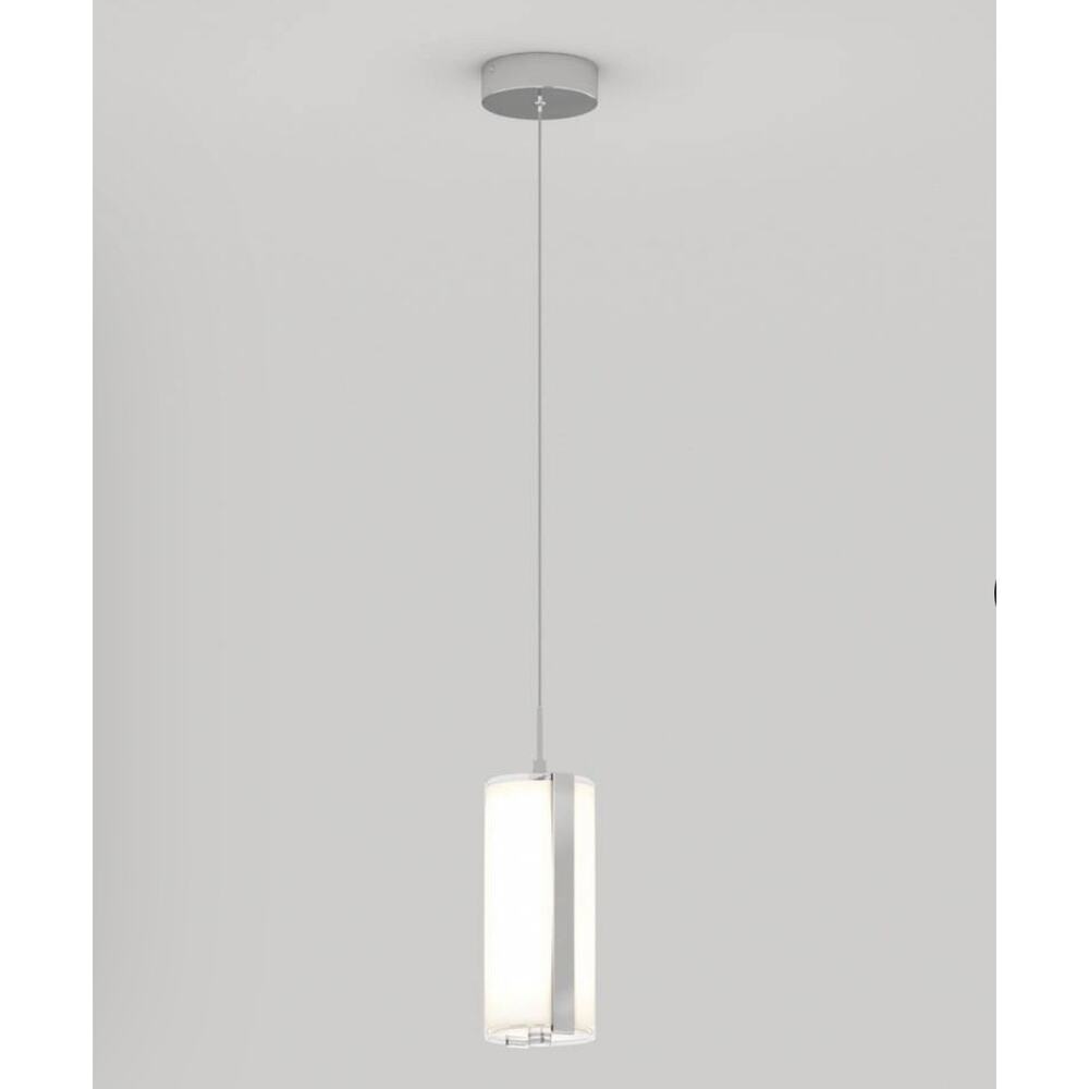 SUBWAY ROUND MINI INTEGRATED LED PENDANT LIGHT CHROME - Picture 7 of 8